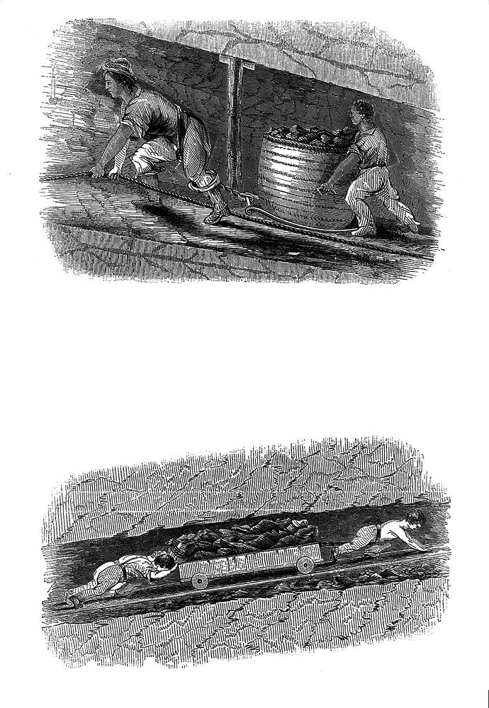 The physical and moral condition of the children and young persons employed in mines and manufactures / Illustrated by…