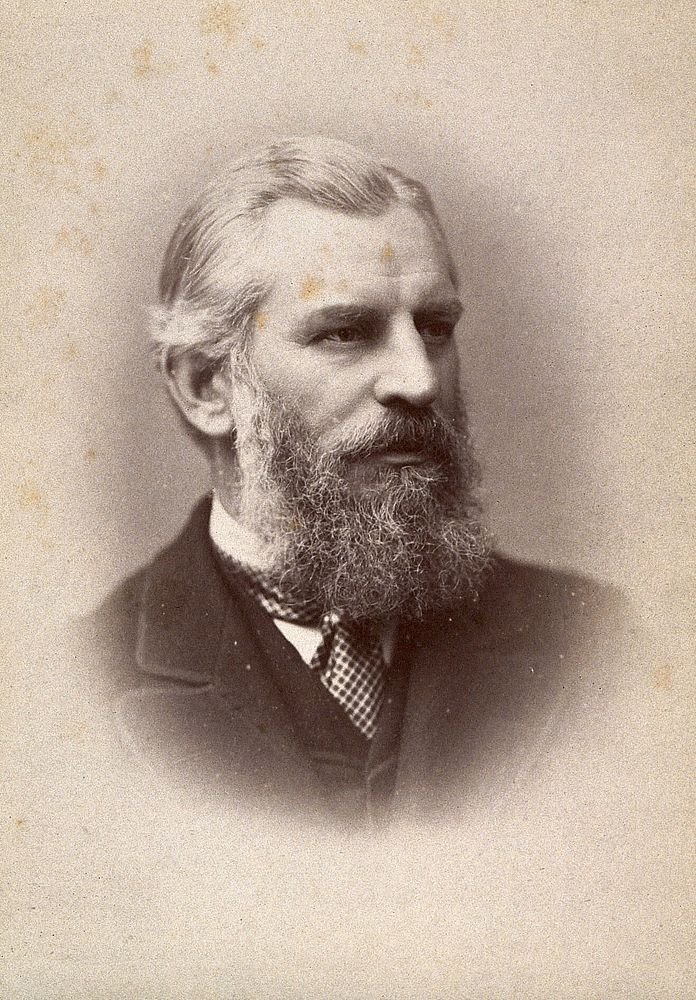 Sir William Henry Flower. Photograph by G. Jerrard, 1881.