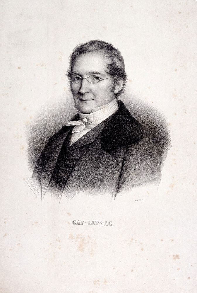Louis-Joseph Gay-Lussac. Lithograph by Z. Belliard.