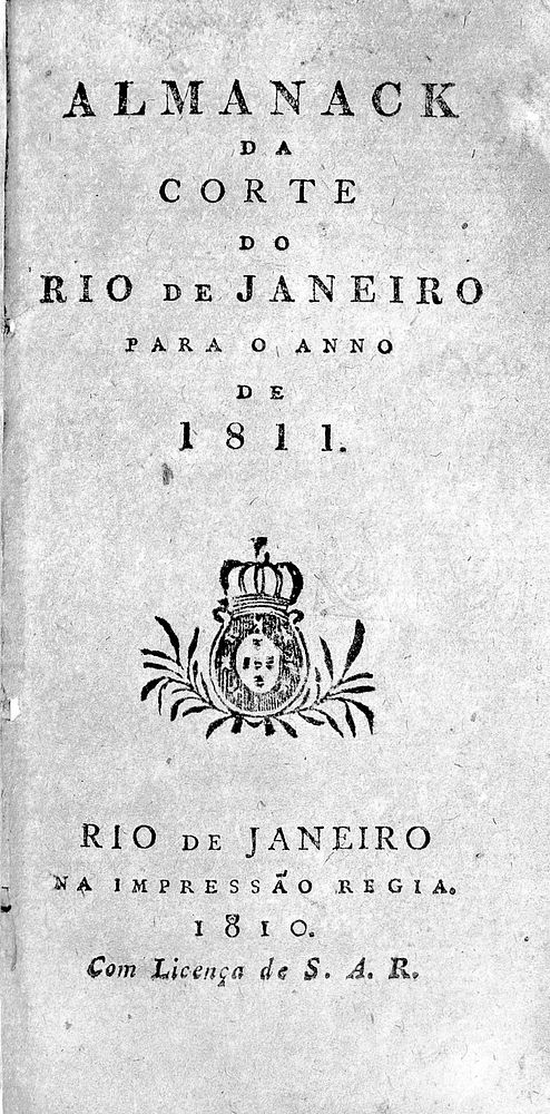 Almanack da Corte do Rio de Janeiro para o anno de 1811.