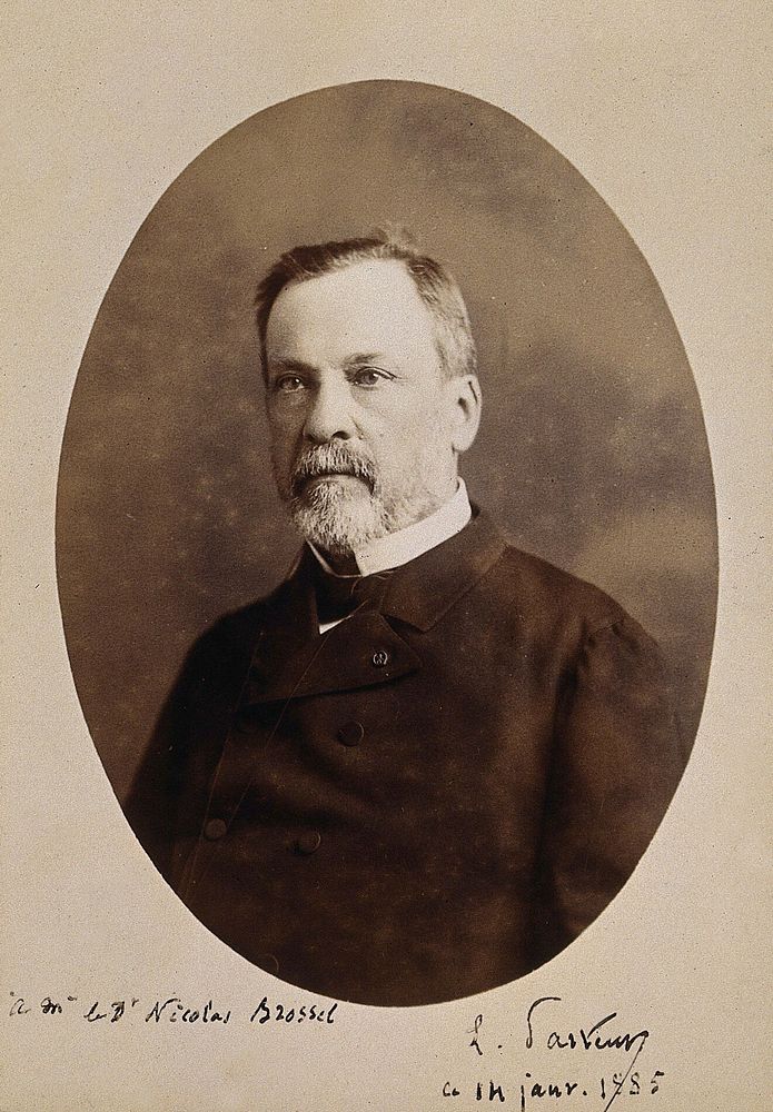 Louis Pasteur. Photograph by A. Liébert.