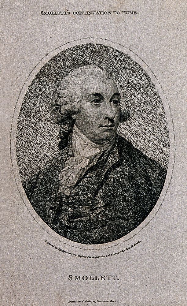 Tobias George Smollett. Stipple engraving by W. Ridley.