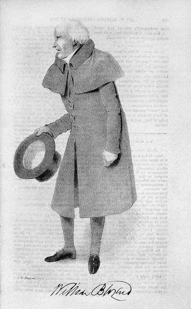 Portrait of William Blizard, The Lancet, 1833