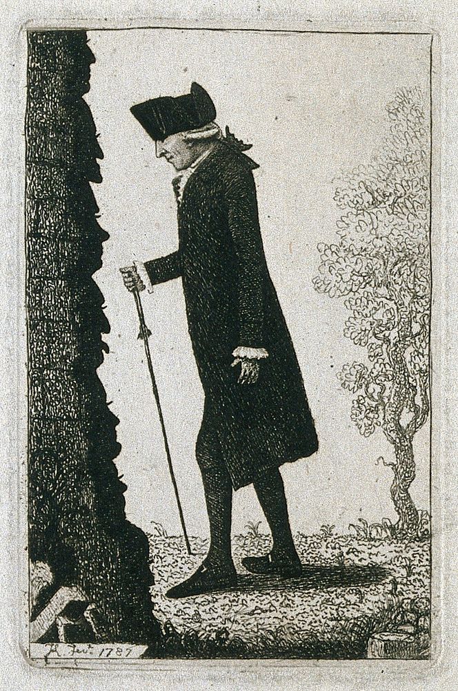 Joseph Black. Etching by J. Kay, 1787.