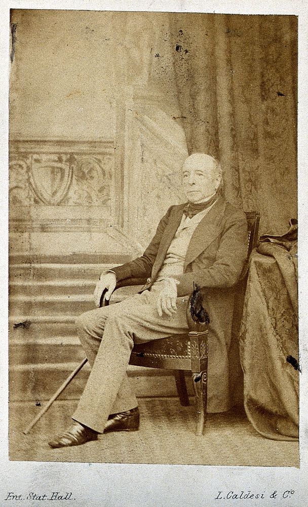 Phillip Hardwick. Photograph by L. Caldesi & Co.