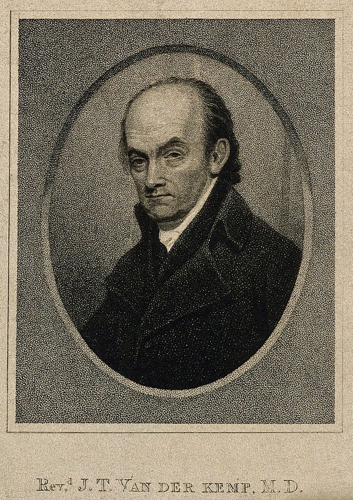 Johannes Theodorus van der Kemp. Stipple engraving, 1812.
