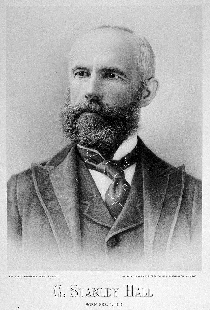 G. Stanley Hall. Photogravure by Synnberg Photo-gravure Co., 1898.