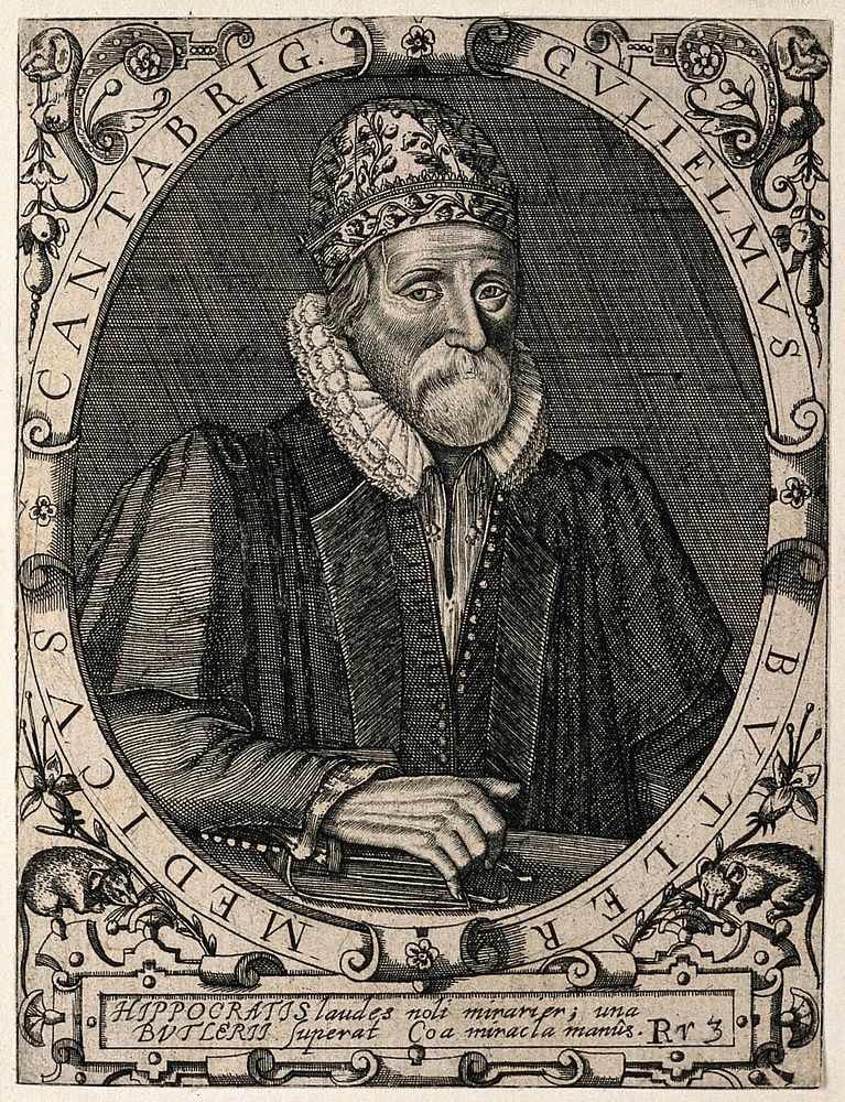 William Butler. Line engraving by T. de Bry, 1650.