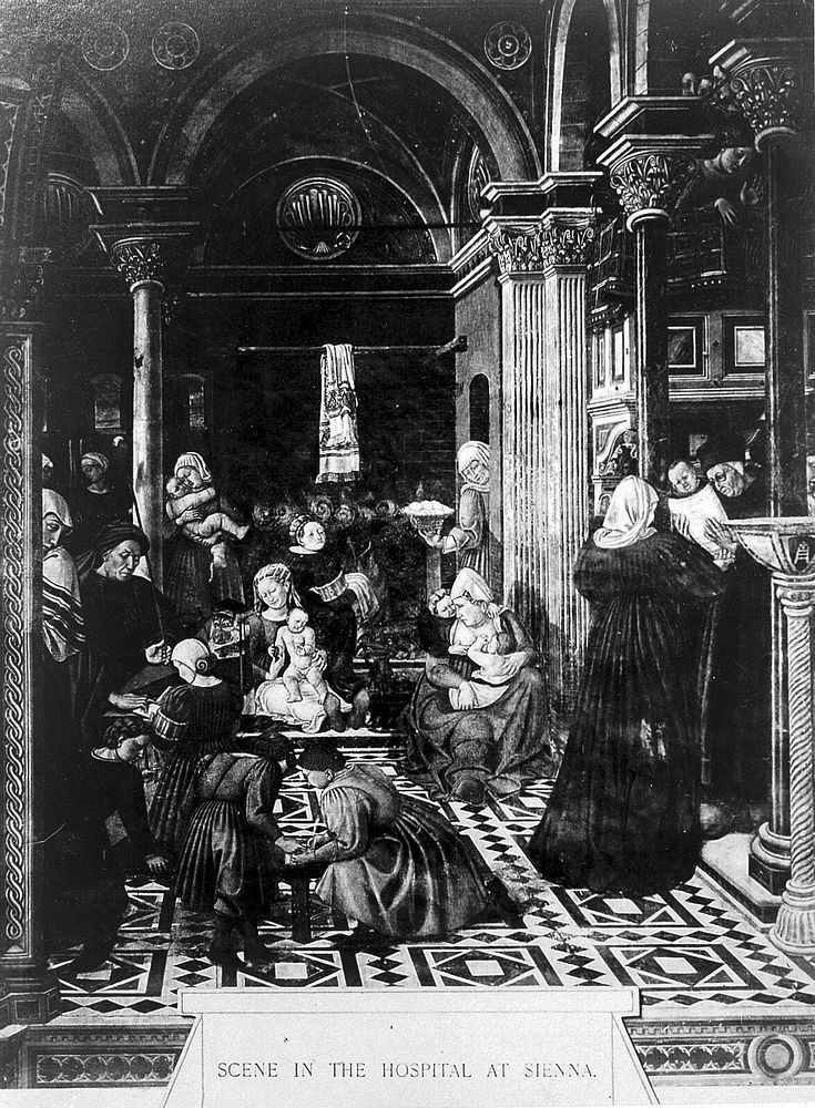 Hospital of Santa Maria della Scala, Siena: the reception, bringing up, and marriage of girls entrusted to the hospital.…