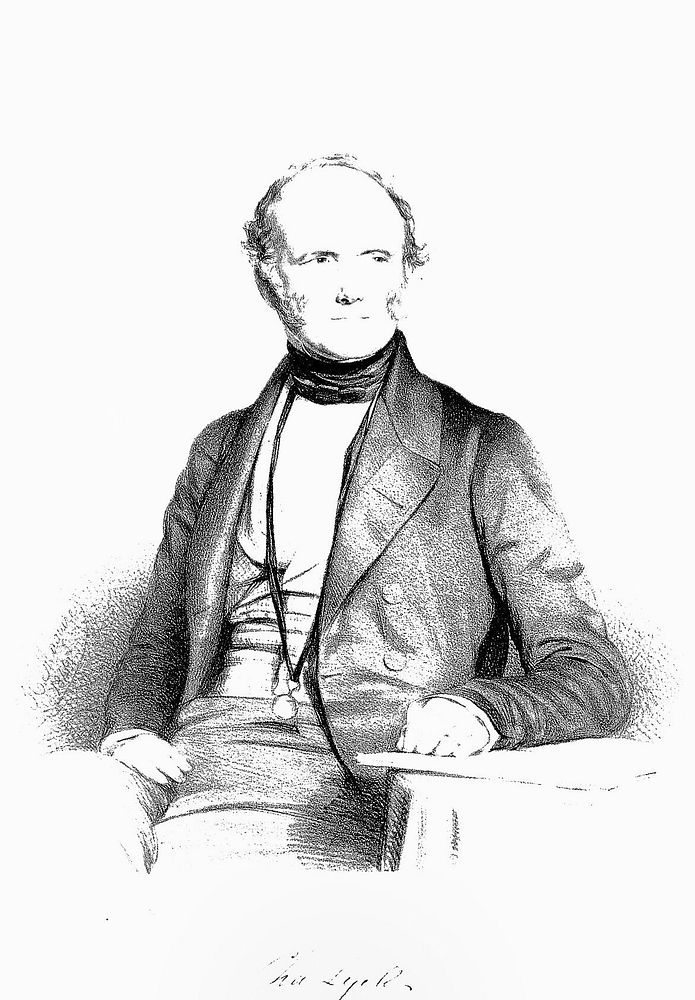 Sir Charles Lyell. Lithograph by T. H. Maguire, 1849.