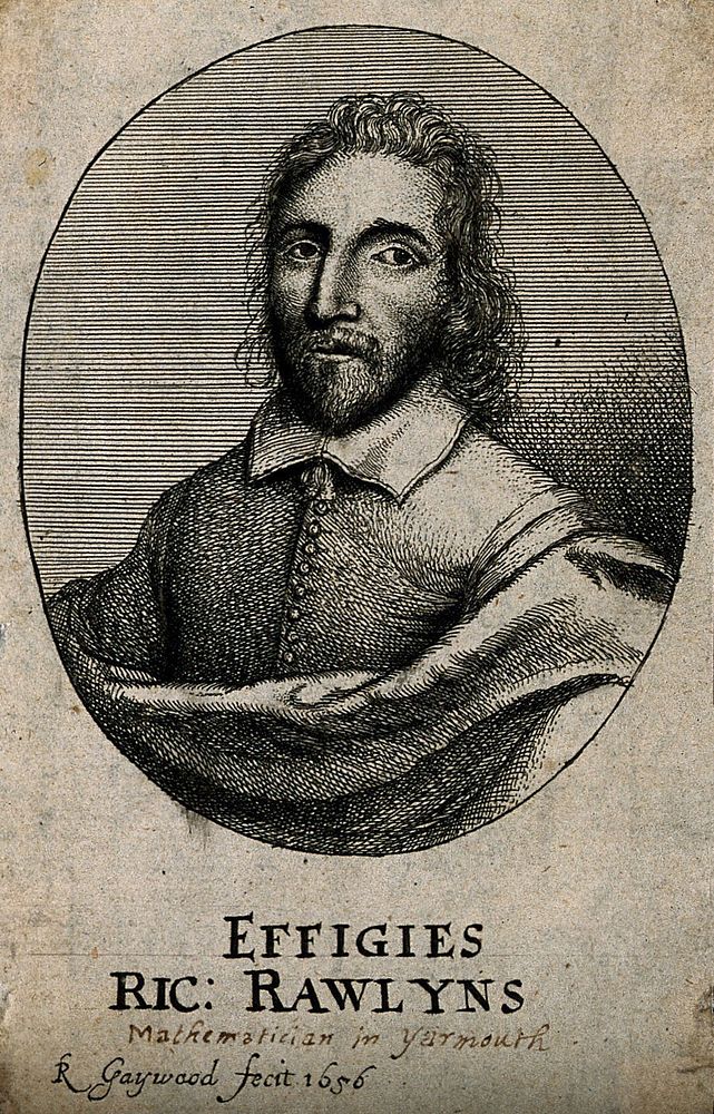 Richard Rawlyns. Etching by R. Gaywood, 1656.