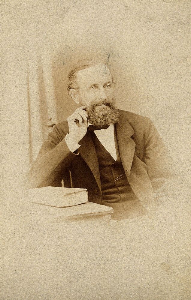 Sir Edward Frankland. Photograph by Sawyer, 1868.