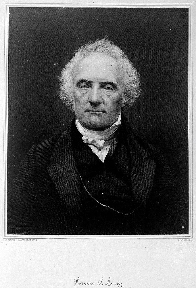 Thomas Chalmers. Stipple engraving by H. T. Ryall, 1848, after A. Claudet.