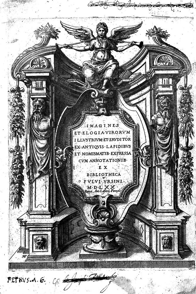Imagines et elogia virorum illustrium et eruditorum. Ex antiquis lapidibus et nomismatibus / expressa cum annotationibus. Ex…