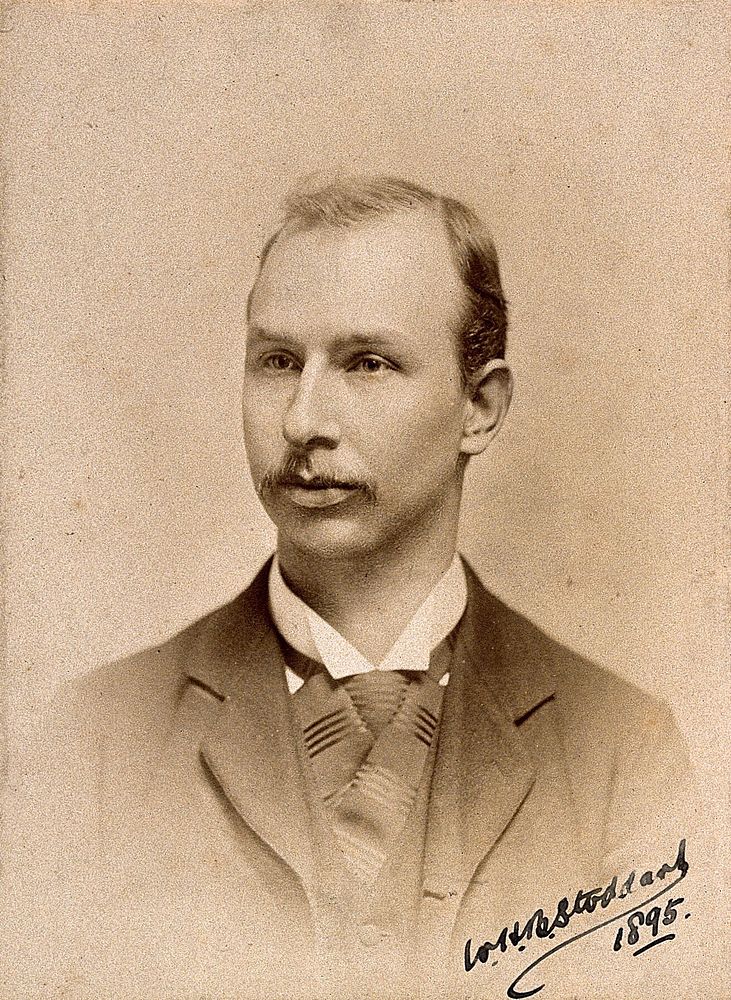 William Henry Butter Stoddart. Photograph, 1895.