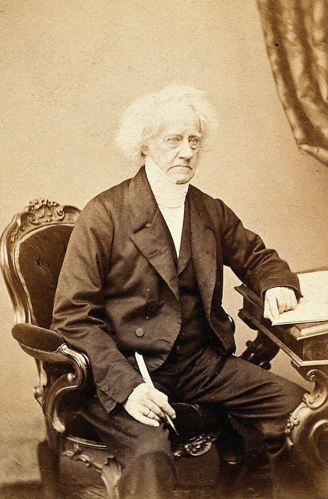 Sir John Herschel. Photograph by Maull & Co.