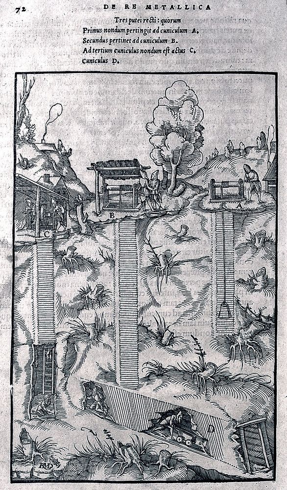 De re metallica libri XII. Quibus officia, instrumenta, machinae, ac omnia denique ad metallicam spectantia, non modo…