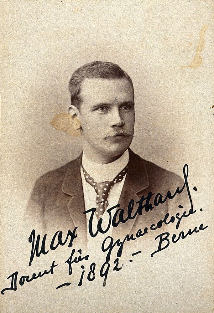 Max Walthard. Photograph.