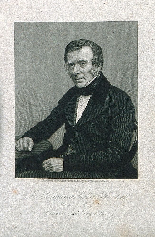 Sir Benjamin Collins Brodie. Engraving by D. J. Pound after Maull & Polyblank.