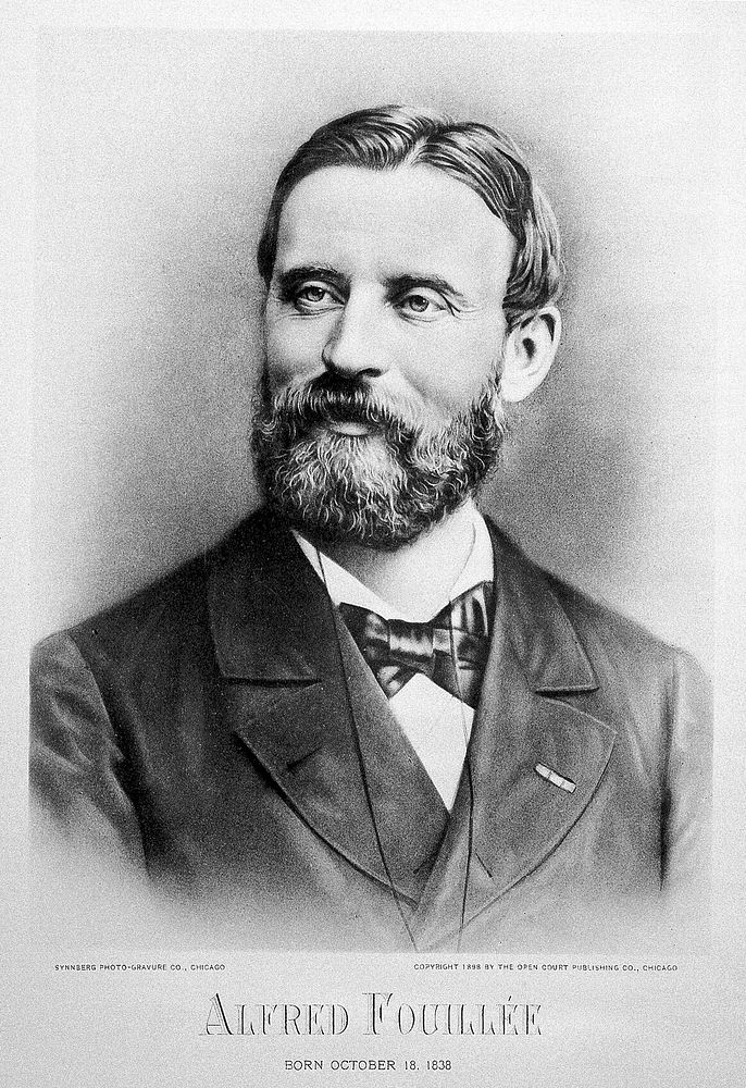 Alfred-Jules-Emile Fouillée. Photogravure by Synnberg Photo-gravure Co., 1898.