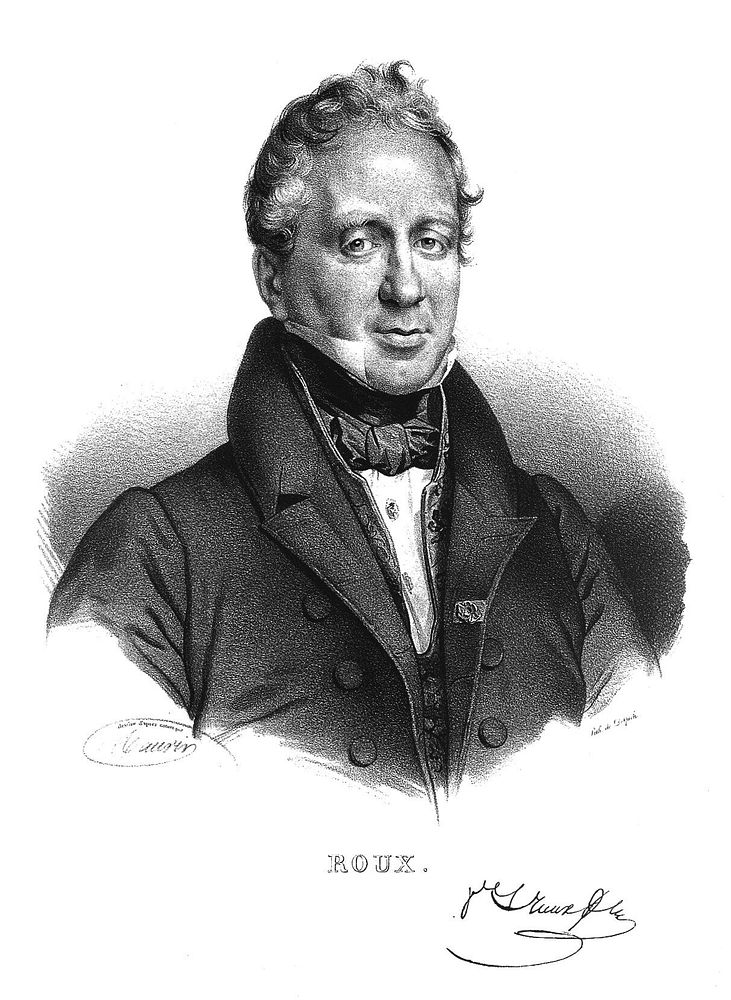 Philibert-Joseph Roux. Lithograph by N. E. Maurin after himself.