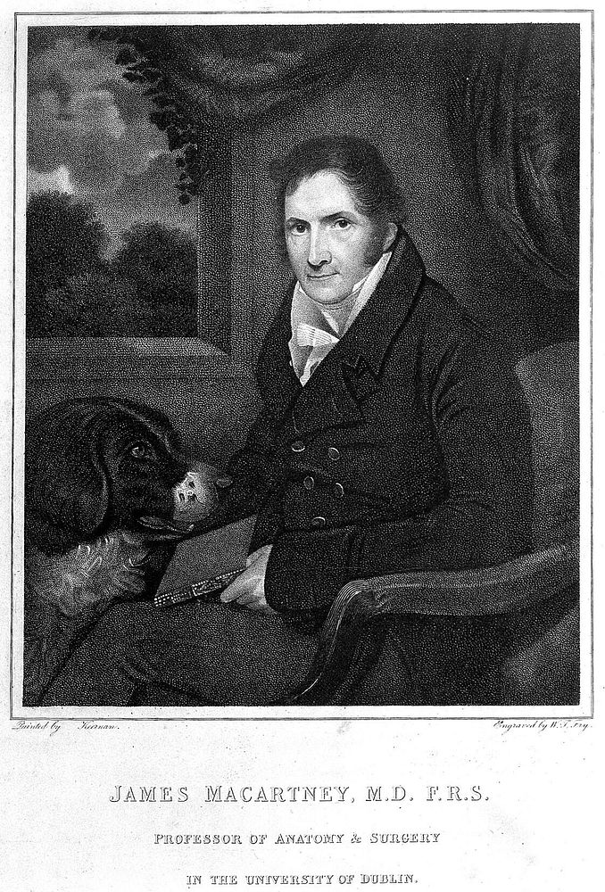 James Macartney. Stipple engraving by W. T. Fry, 1825, after J. Keenan.