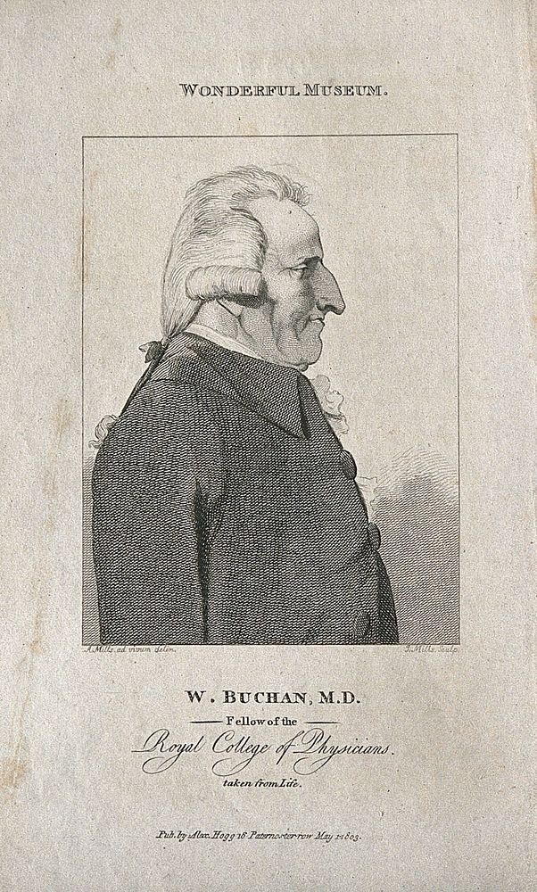 William Buchan. Stipple engraving by R. Page, 1822.