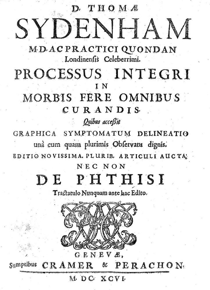 Opera medica. Quibus additi fuere tractatus sequentes / I. Gualt. Harris De morbis acutis infantium. II. Gul. Cole Novae…