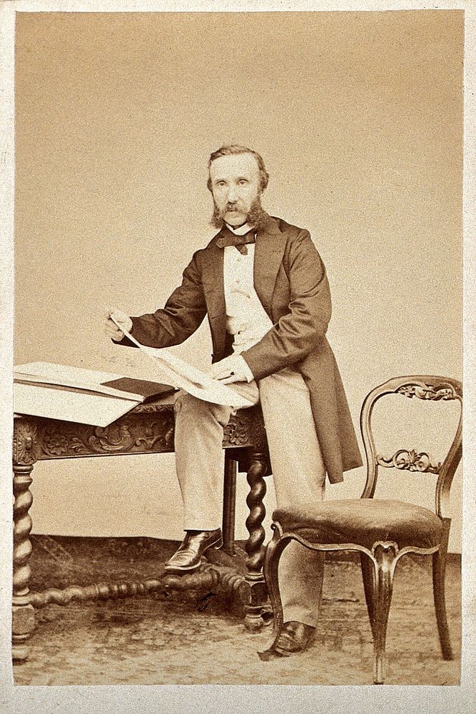 Abraham Solomon. Photograph by Cundall, Downes & Co.