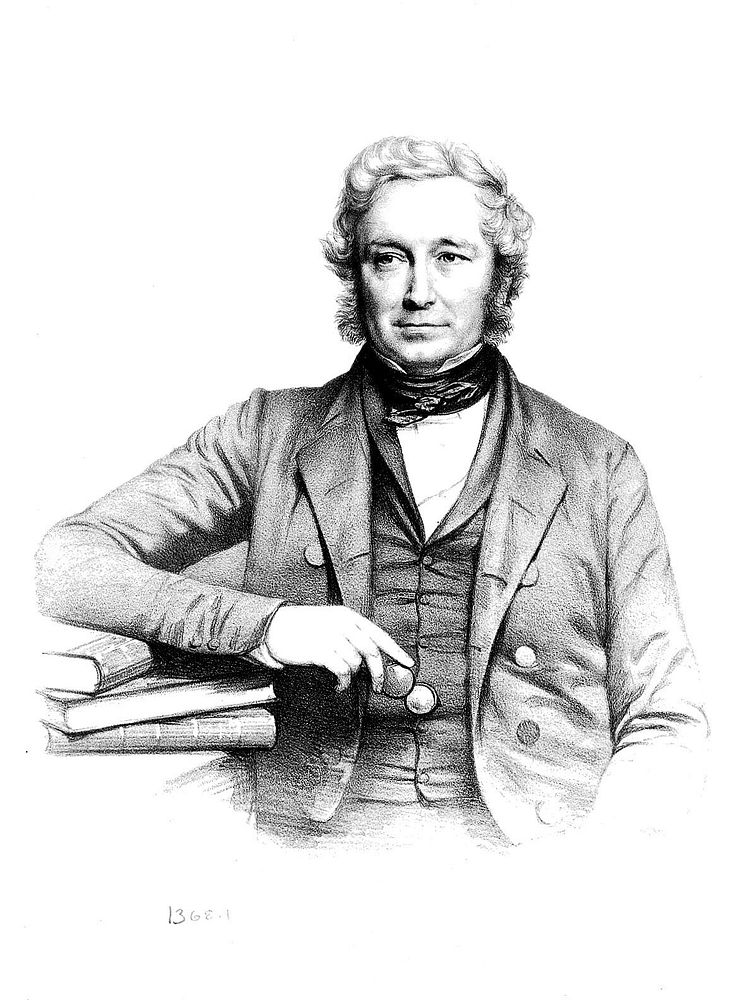 John Stevens Henslow. Lithograph by T. H. Maguire, 1849.
