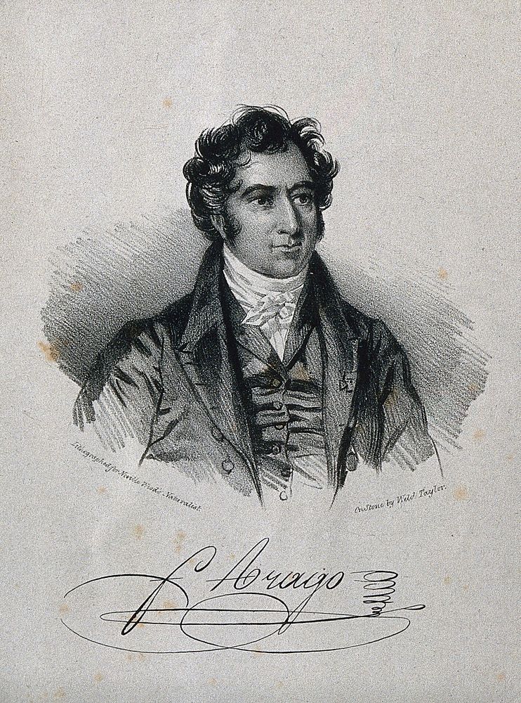 Dominique François Arago. Lithograph by Weld Taylor.