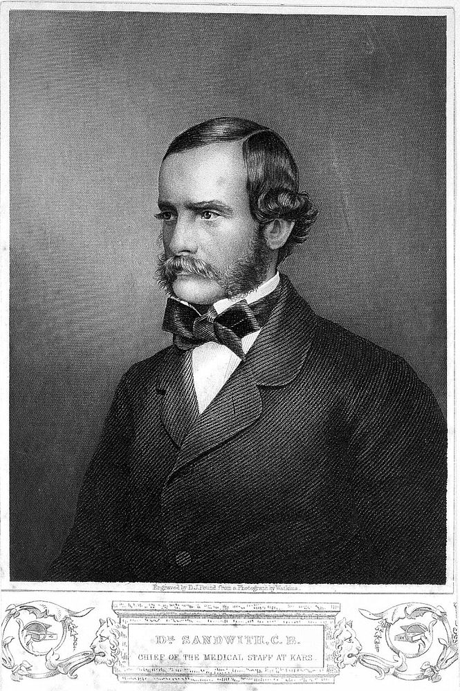 Humphry Sandwith. Stipple engraving by D. J. Pound after Watkins.
