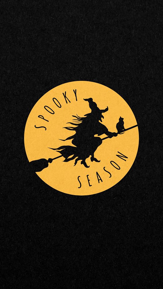 Spooky season podcast Facebook story template