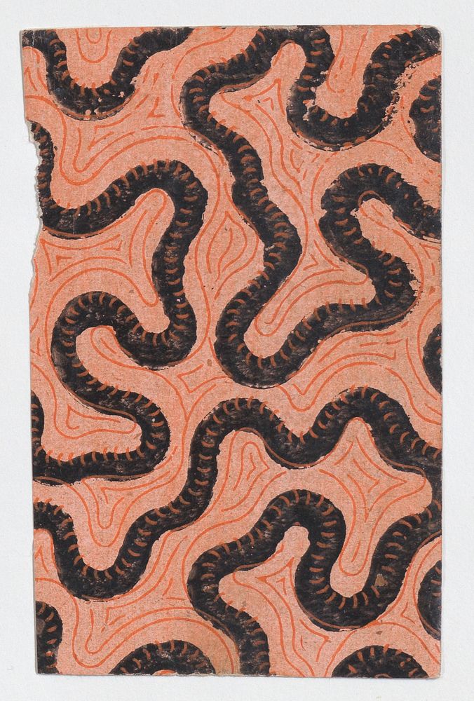 Sheet with abstract pattern
