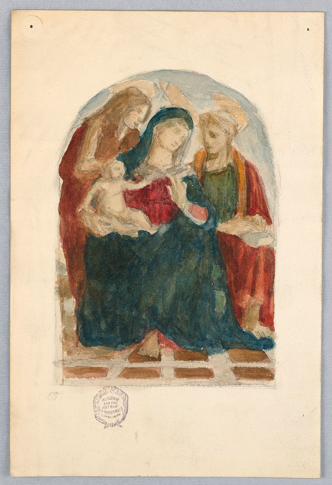 Madonna and Child by Francis Augustus Lathrop, American, 1849 - 1909