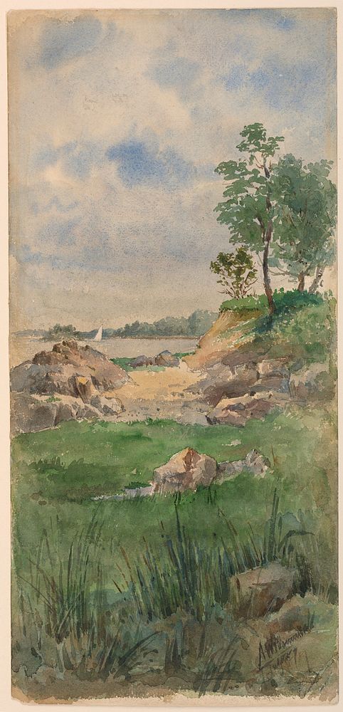 Landscape of Nantucket Island by Arnold William Brunner, American, 1857–1925