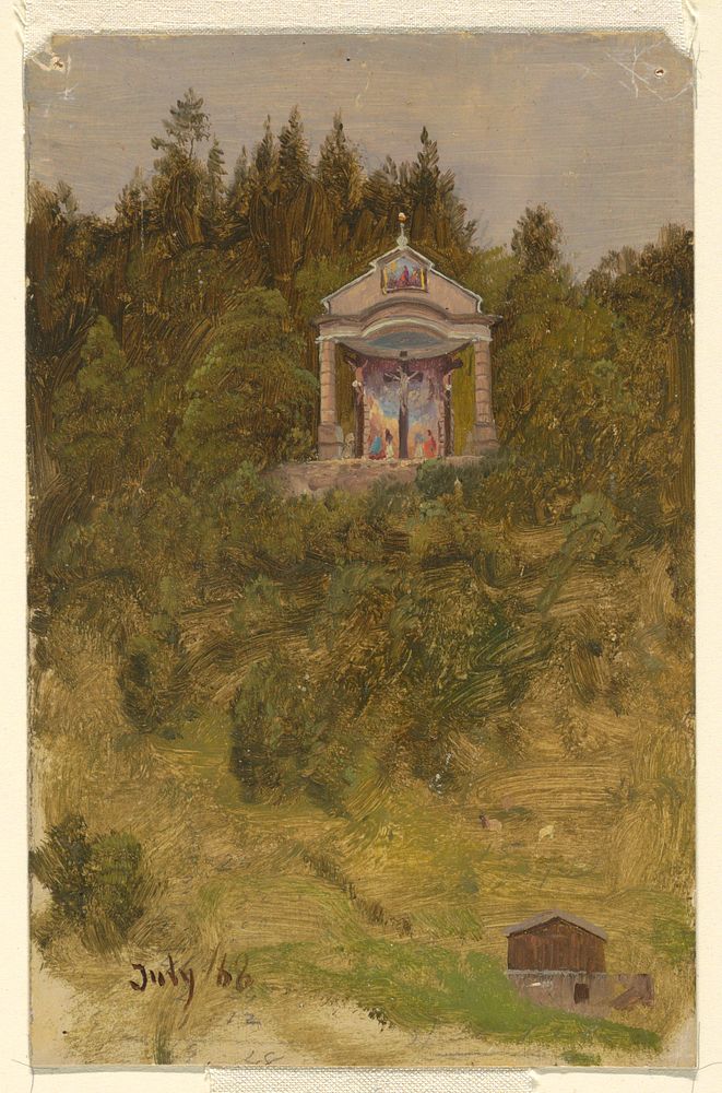 Shrine, Bavaria by Frederic Edwin Church, American, 1826–1900