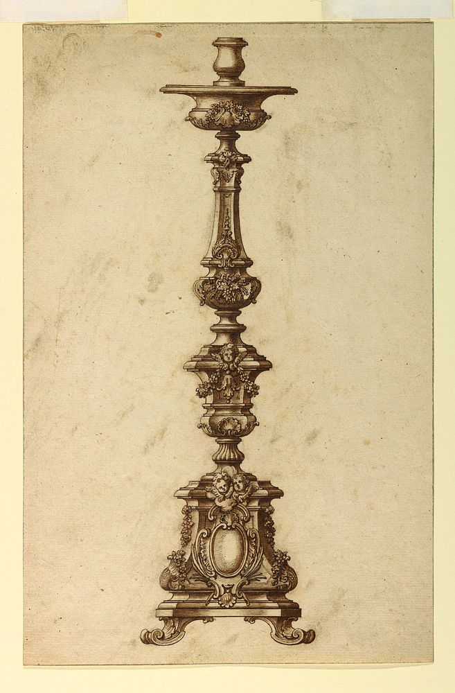 Design for a Silver Candlestick
