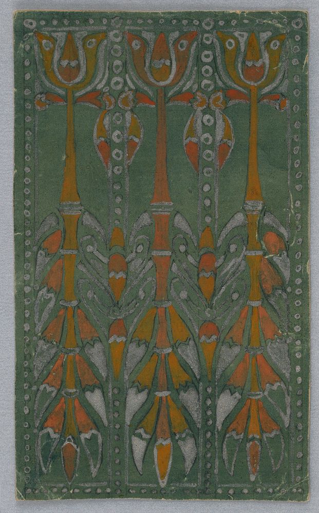 Design for a Book Cover by Alice Cordelia Morse, American, 1863–1961