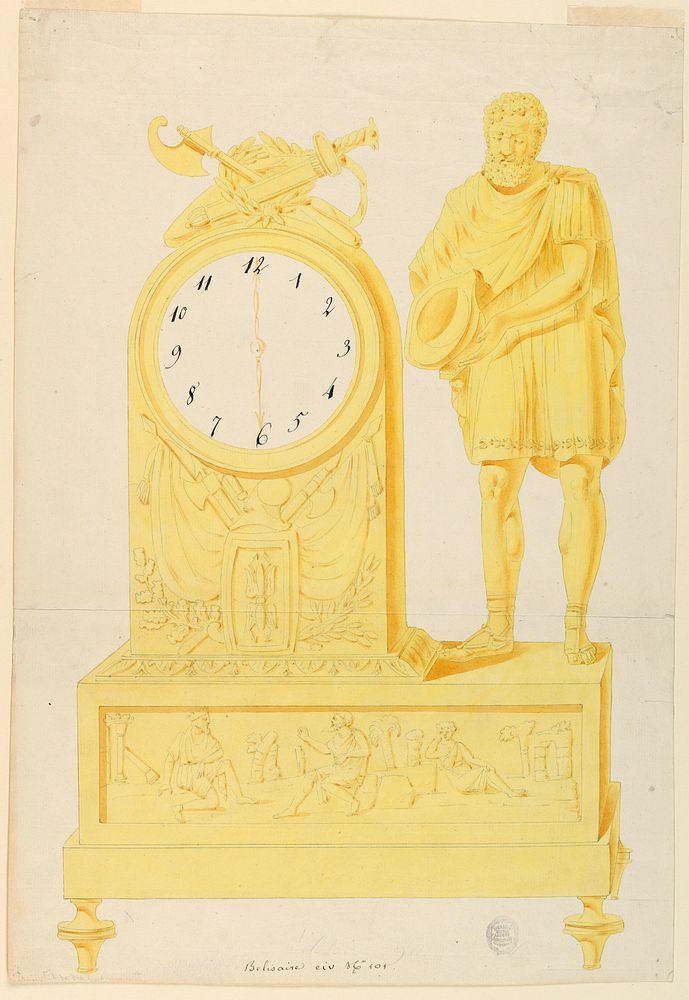 Design for Clock, Lefebvre Manufactory