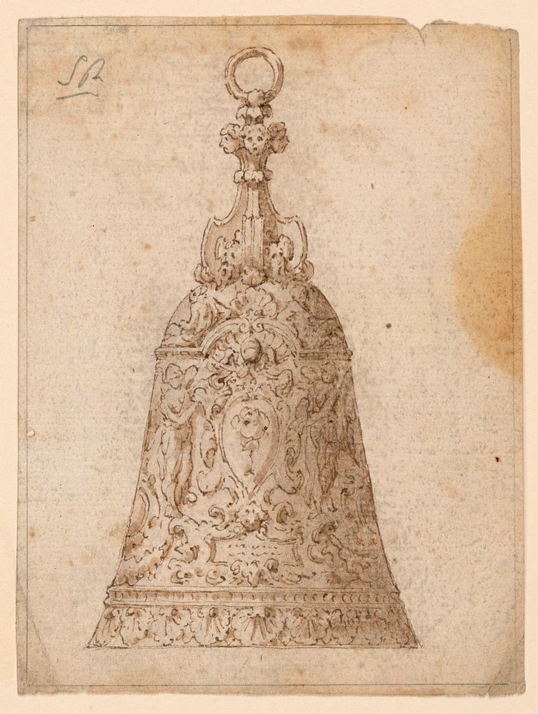 Design for a Hand Bell in Neo-Renaissance Style