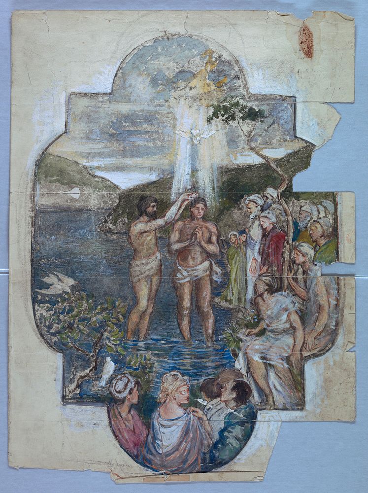 Baptism of Christ by Francis Augustus Lathrop, American, 1849 - 1909