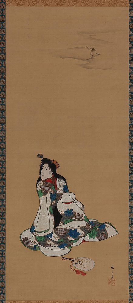The Courtesan Takaom, Utagawa Hiroshige