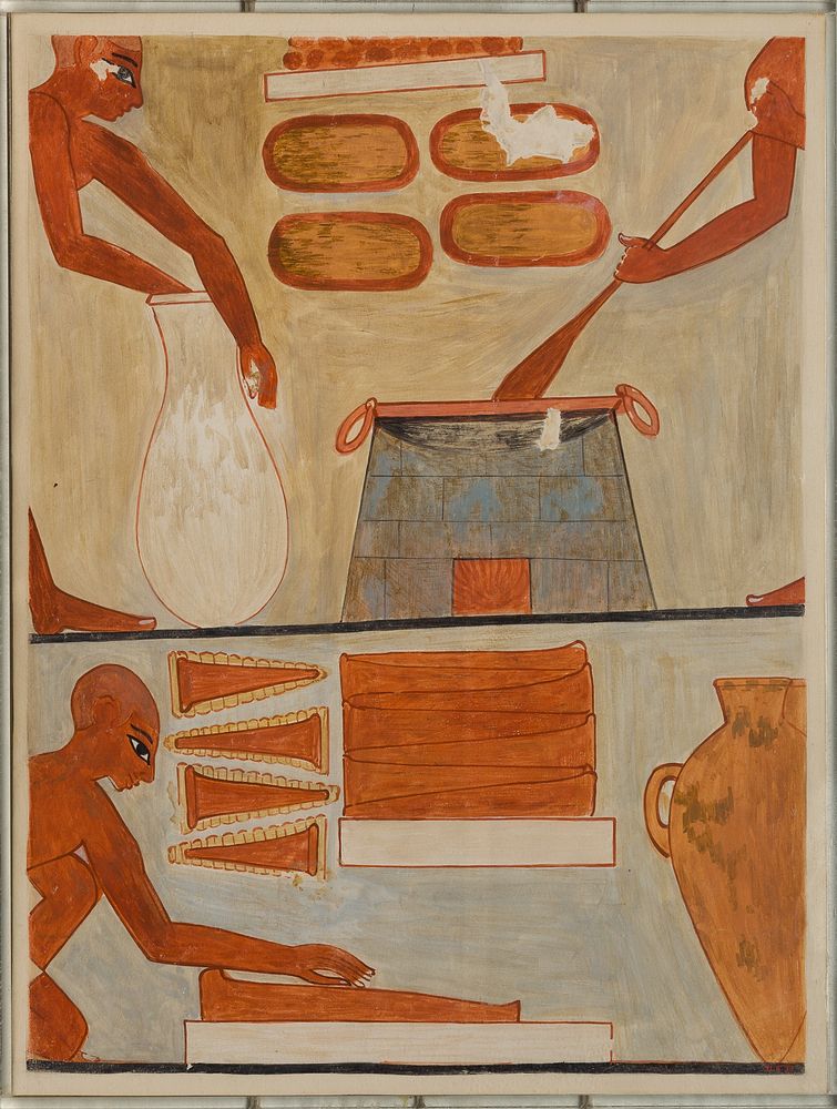 Preparing and Cooking Cakes, Tomb of Rekhmire