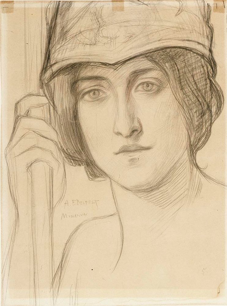 Minerva, 1896 by Albert Edelfelt