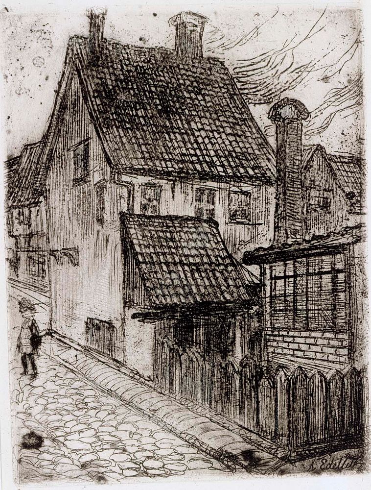 Katu meiningenissä thüringenissä, 1903 by Albert Edelfelt