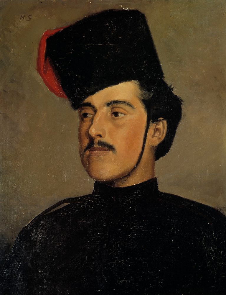 The cossack (the beautiful cossack), 1878 by Helene Schjerfbeck