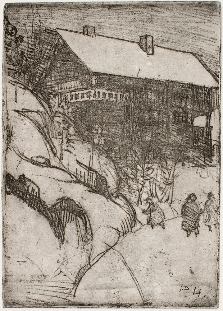 Halosenniemi in winter, 1909