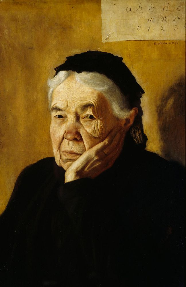 Auntie; the artist's aunt, 1898 by Hugo Simberg