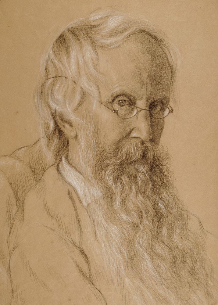Portrait of the artist’s father, 1876 by Maria Catharina Wiik